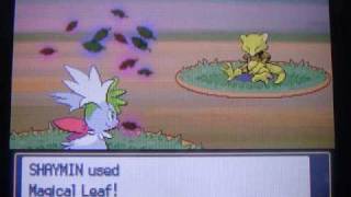 Pokemon HGSS How to Change Shaymins Form [upl. by Neurath]