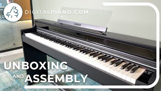 Casio CELVIANO APS450  Unboxing amp Assembly  Digitalpianocom [upl. by Nnairet]