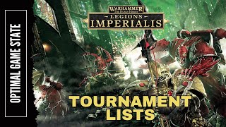 Legions Imperialis  Tournament Lists [upl. by Innavoeg]