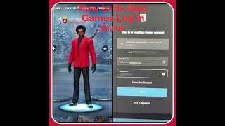 HOW TO FIX EPIC GAMES LOG IN ERRORCANT LOG IN EPIC GAMES CREDENTIALS [upl. by Itsirk]