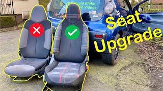 CityBug Easy Seat Upgrade Direct Fit Comfortable Seats C1107Aygo MK2 Seats fitted to MK1 [upl. by Ibed52]