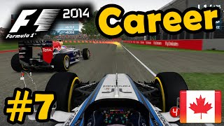 F1 2014 Career Mode Part 7 Canadian Grand Prix Legend AI [upl. by Lenuahs282]