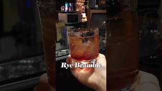 역사 깊은 풀때기 위스키 칵테일  Rye Bramble cocktail [upl. by Wilt]