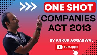 companies act 2013 marathon  CA Foundation companies act one shot [upl. by Zannini]