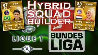 Fifa 13 UT  HYBRID SQUAD BUILDER EPISODE 1  BundesligaLigue1 With ROBBEN AND SILVA [upl. by Henka589]