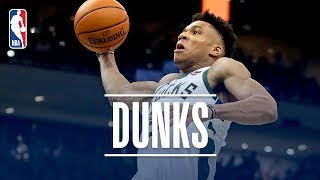 Best Of Giannis Antetokounmpos Dunks  201819 NBA Regular Season amp Playoffs [upl. by Hamforrd]