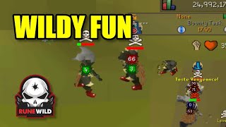 RuneWild RSPS This Wilderness is going Nuts Torva DH Pking amp Tourny 10b Giveaway [upl. by Annyrb230]