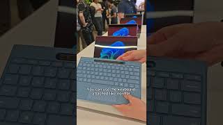 Surface Pro Flex Keyboard First impressions microsoftevent [upl. by Etnud]