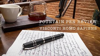 An art piece or a writing instrument  Visconti Homo Sapiens Fountain Pen Review [upl. by Zacarias895]