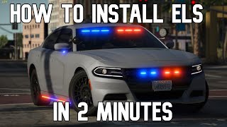 HOW TO INSTALL ELS IN 2 MINUTES LSPDFR TUTORIAL [upl. by Majka]