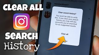 How to Clear All Search History on Instagram [upl. by Imiaj]