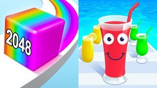 juice run vs jelly run💖💗🥰💞Walkthrough Max Gameplay VTY565 [upl. by Kcirdlek]