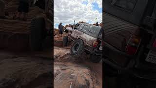 First Gen Toyota 4Runner on joint effort  Sand Hollow Utah  rockcrawling toyota [upl. by Tressa684]