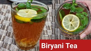 Biryani Tea Recipe Masala Chai Food zaika by Hoorain [upl. by Salisbarry]