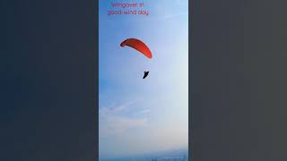 Wingover maneuver paragliding in the good day [upl. by Anhaj]