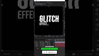 After Effect Tutorial ⚡ Glitch Text Animation MotionsFly [upl. by Zollie977]