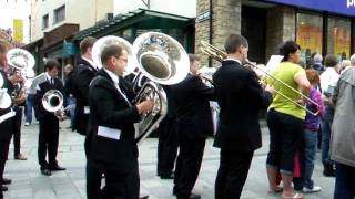 Backworth Colliery Band play Slaidburn at Durham Miners Gala 9 July 2011 [upl. by Woody]