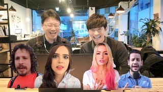 COREANOS reaccionan a YOUTUBERS LATINOS por primera vezkorean guys react to LATIN YOUTUBERS [upl. by Jemy]