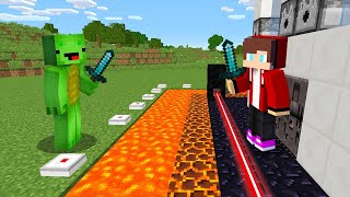 Mikey vs JJs Security House Battle in Minecraft [upl. by Ttebroc]