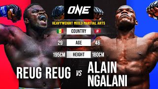 Reug Reug vs Alain Ngalani  Full Fight Replay [upl. by Nnayr]