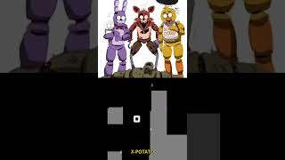 FNAF  STUCK INSIDE 🧸 Xpotato Bouncing Square  gerdameaserf [upl. by Reeta561]