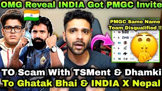 Caster On Scam With TSMent amp Warning Ghatak Bhai 😮INDIA GOT PMGC Invite 🇮🇳INDIA X Nepal Official 🏆 [upl. by Aerdnuahs430]