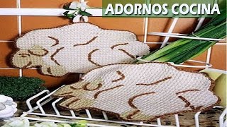 Adornos Cocina  Tejidos a crochet [upl. by Sirhc]