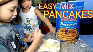 EASY MIX PANCAKESKrusteaz ButterMilk [upl. by Anwad]