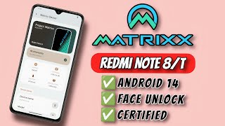 Project Matrixx Based on Android 14 for Redmi Note 8T  Xiaomi  RandomRepairs [upl. by Parrott561]