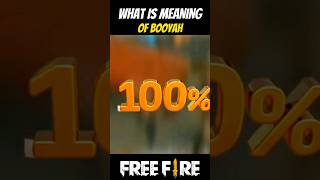 BOOYAH KA KYA MATLAB HOTA HAI 😯 UNKOWN FACT  freefire trending shortvideo credit qstgamer [upl. by Alfonse987]