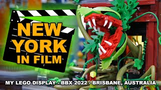 New York In Film  LEGO Display  BBX 2022 [upl. by Jamil369]