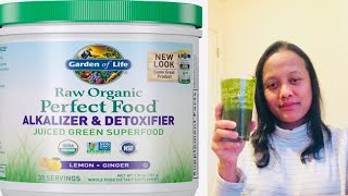 Raw Organic Perfect Food Alkalizer amp Detoxifier  Garden of Life [upl. by Oilcareh925]