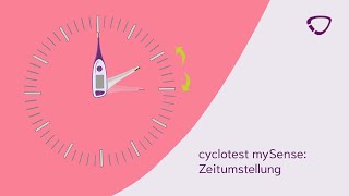 cyclotest mySense Zeitumstellung cyclotest cyclotestmysense zeitumstellung uhr zeit [upl. by Etnad]