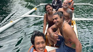 Boat ride to Bucas Grandd Island The Philippines is so beautiful 🇵🇭 [upl. by Aem]