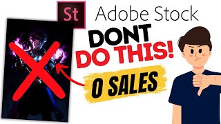 If you want to Be Broke on Adobe Stock Then Do This Ai microstock Passive Income [upl. by Ynaffets758]