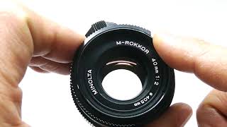 Leitz Minolta ライツミノルタ CL（中村光学OH済） MRokkor 40mm F2 セット [upl. by Zeiler]