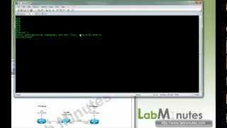 LabMinutes RS0003  Cisco Network Time Protocol NTP Configuration [upl. by Adnolohs]