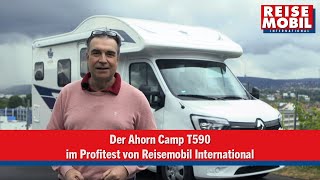 Der Ahorn Camp T590 im Profitest von Reisemobil International [upl. by Nerw]