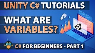 Learn to Program with C  VARIABLES  Beginner Unity Tutorial [upl. by Syverson]