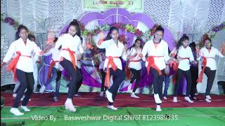 Rameshanna gadaddanvar school dance 2019 8th student banayenge mandir shantayya [upl. by Nagad]