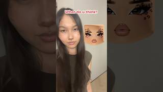 Filter chooses my Halloween Makeup🐆 song Futuro AmorKat Dahlia roblox robloxshorts [upl. by Haliek]