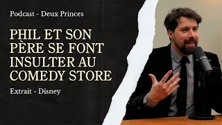 Deux Princes Clip  PhilippeAudrey et son père se font insulter par un humoriste au Comedy Store [upl. by Ahtabbat]