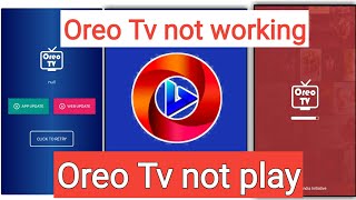 Oreo Tv not working oreo tv not open problem slove error how to fix error problem oreo tv [upl. by Enelez26]