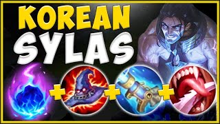 WTF NEW KOREAN SYLAS TOP STRATEGY 100 NEEDS TO BE GUTTED SYLAS TOP GAMEPLAY  League of Legends [upl. by Magel832]