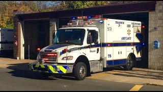 Teaneck Ambulance 75 New Light Patterns [upl. by Nyrmac]