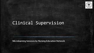 Clinical Supervision [upl. by Monetta]