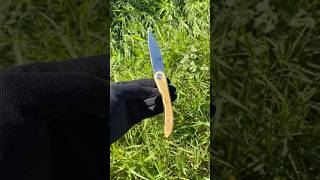 Claude Dozorme  voici le couteau « Capucin campagne » avec manche en buis  knife knives short [upl. by Jeffery77]