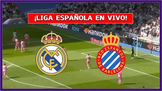 🔴 REAL MADRID vs ESPANYOL EN VIVO ⚽ MBAPPE TITULAR  LIGA DE ESPAÑA  LA SECTA DEPORTIVA [upl. by Aelaza]