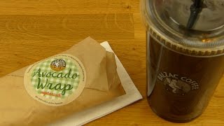 Balzac Coffee  Avocado Wrap amp Cold Brew Coffee [upl. by Neerhtak]