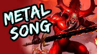 WARHAMMER 40K METAL  quotBlood for the Blood Godquot  Khorne Song by jonathanymusic [upl. by Arrac]